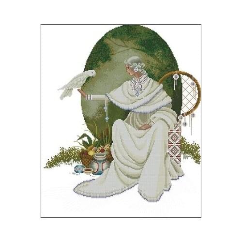 25-BR10-Spiritdancer Counted Cross Stitch 11CT 14CT 18CT Cross Stitch Kits Embroidery Needlework Sets