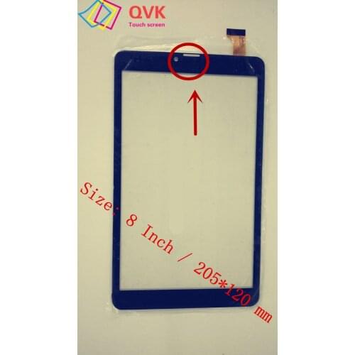 8 inch BLACK for IRBIS TZ82 TX88 TZ841 TZ890 Capacitive touch screen panel repair free shipping
