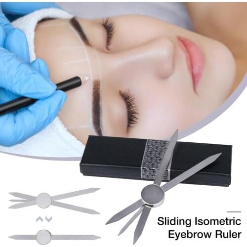 Compass Position Caliper Balance Eyebrow Mapping Ruler Measurement Microblading Tool Precise Gauge Permanent Makeup Salon