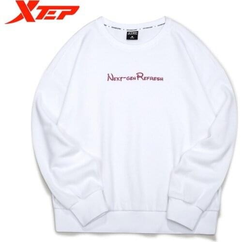 Xtep Sweater Women Loose Casual Long-sleeved Womens 2021 Spring New Round Neck Knitted Pullover Jacket 879128920184