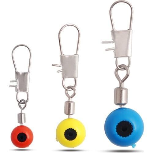 Walk Fish 20Pcs/Lot Fishing Connector Space Beads Stopper High-speed Fishing Swivel Connector Parts Fishing Tackle