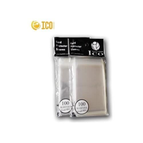 61x88mm Card Sleeves with sticker clear sealed Cards Protector Barrie for Yu-Gi-Oh yu gi oh small size board game OCG sleeve