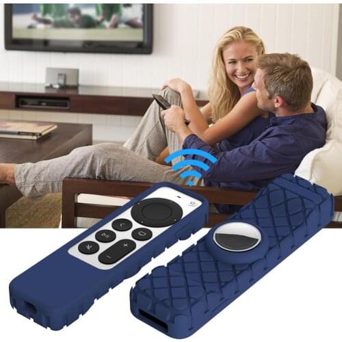 Protective Case For Apple TV 4K Remote Control Anti-Lost Anti-Slip High Quality Durable Silicon Shockproof Cover Protection