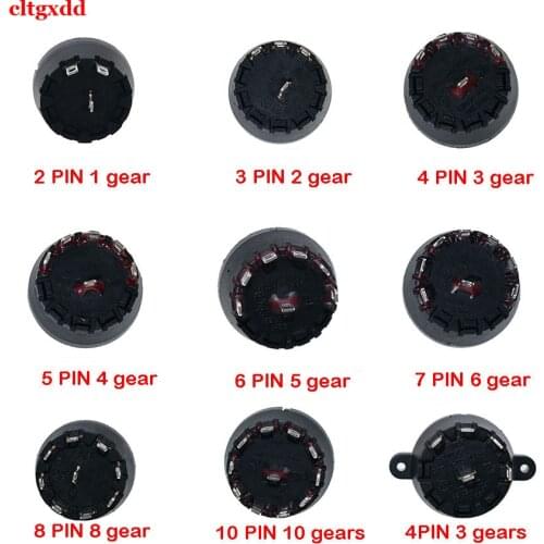 1pcs Juicer Blender High Temperature Resistant Rotary Gear Switch 2-3-4-5-6-7-8-10 Band Knob Switch