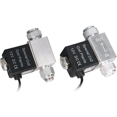 220V Co2 Diy Aquarium Magnetic Solenoid Valve CO2 System Regulator Valve Switch Aquarium Accessories For Fish Tank Water Plant