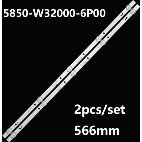 3set=6pcs led backlight strip for sky worth 32E381S 5850-W32000-6P00 RDL320HY(LG0-400)