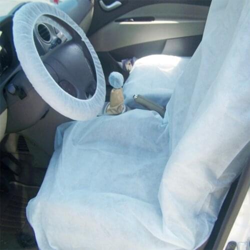 4pcs Disposable Car Soft Seat Cover Universally Waterproof Care Cleaning Beauty Repair Protective Cover