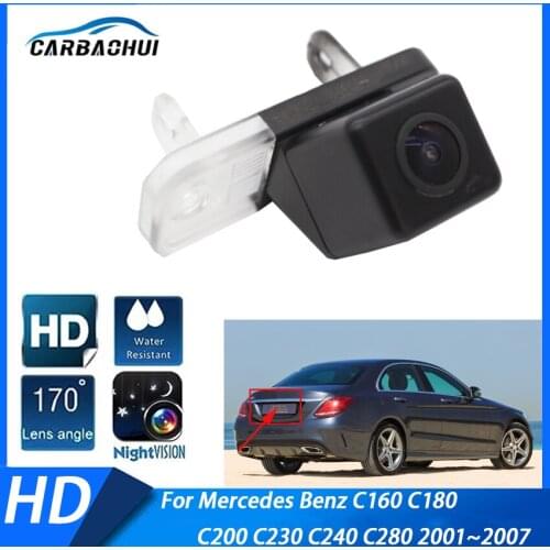 Car Rear View Backup Reverse Camera HD CCD For Mercedes Benz C160 C180 C200 C230 C240 C280 2001 2002 2003 2004 2005 2006 2007