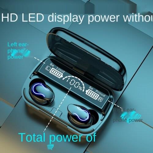 Hot Sale Q32 Wireless Bluetooth Headset LED Large Screen Touch Waterproof Mini In-Ear Headsets 9D HiFi Stero Sports Headset