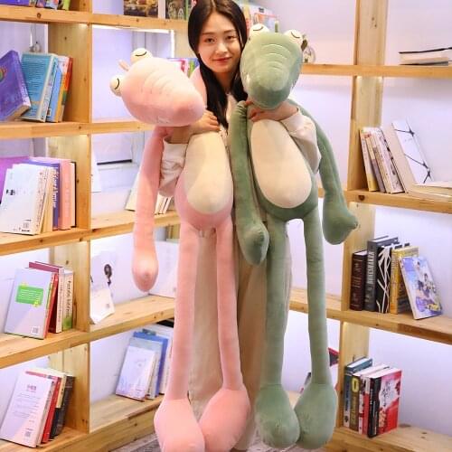 1pc 80-130cm Long Legs Crocodile Plush Toys Funny Lifelike Alligator Doll Kids Lovely Toy Soft Stuffed Pillow Home Decoration