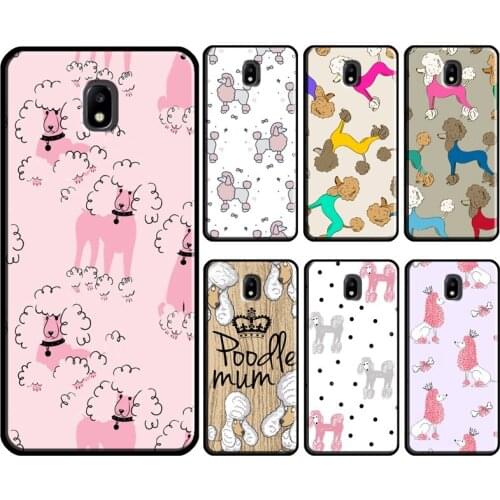 Cartoon Poodles Pattern Case For Samsung Galaxy J4 J6 Plus A6 A7 A8 A9 J8 2018 A3 A5 J3 J7 2017 J1 J5 2016 Cover