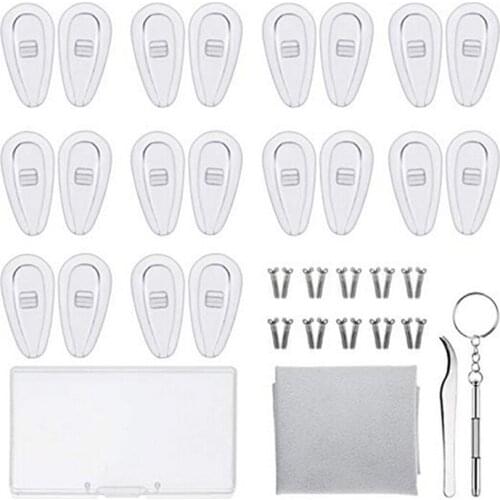 Eyeglass Repair Kit With 25Pcs Precision Eyeglass Screwdriver Set Glasses Screws For Eyeglasses Sunglasses Repair