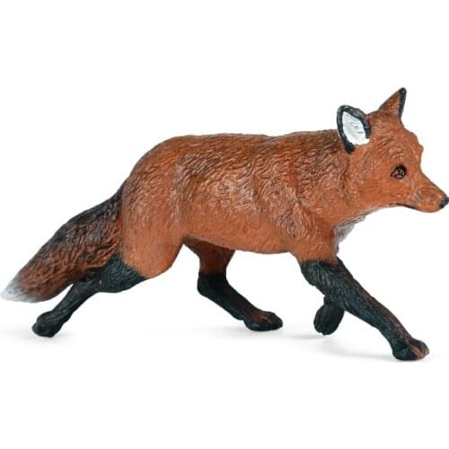 Maned Wolf Jackal Action Figures PVC Figure Collectible Toys Wild Animal Figure Figurines Kids Cognitive Toys