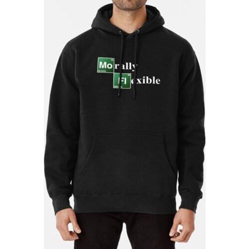 Morally Flexible Hoodie Heisenberg Jesse Pinkman Blue Meth Meth Walterwhite Walter