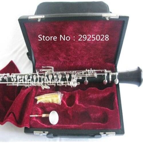 Professsional musicians Concert oboe,Bb keys,Ebony body,Nickel plated Free Shipping