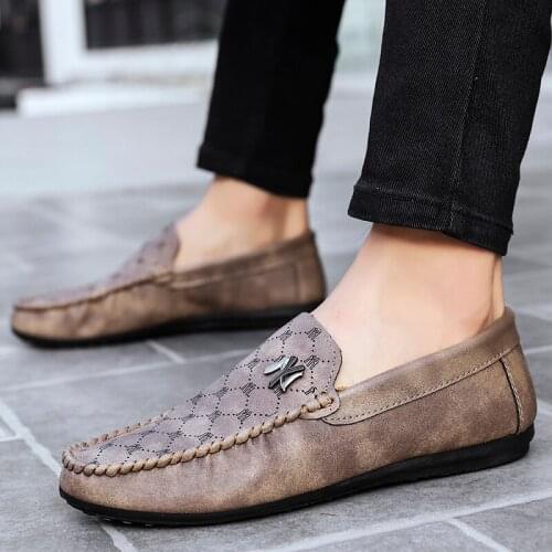 Mens Shoes Summer Loafers Leather Shoes Canvas Shoes Casual Shoes Formal Shoes Breathable Fashion Shoes Sole Zapatos Sneakers