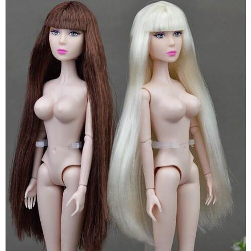 Doll 1/6 Body Chinese Girl White Skin Fashion Queen Beautiful Cool Nude Female Dolls