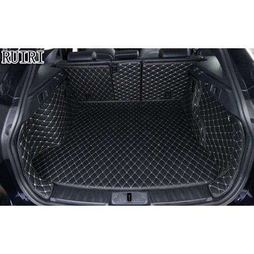 Best quality! Special trunk mats for Jaguar F-PACE 2018-2016 waterproof cargo liner boot carpets for F-PACE 2017,Free shipping