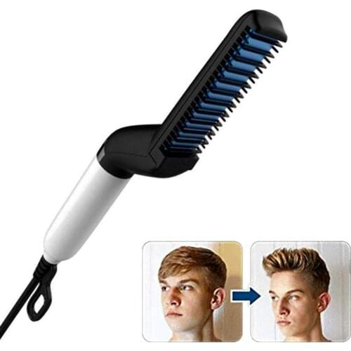 Multi-functional Quick Hair Styler Hair Comb Brush Beard Straightener Hair Straighten Straightening Comb