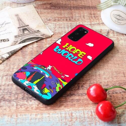 For Samsung Galaxy J-Hope HOPE WORLD Album Art v1 Soft TPU border Samsung Galaxy Case