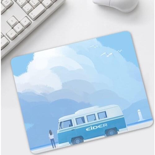 Mouse Pad Cute Kawaii Gaming Desk Mats Writing Deskpad Gamer Mat for Mouse Mice Office Laptop Mousepad Keyboard Mat 21x26cm