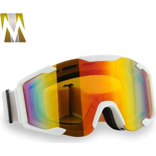 100% BRAND NEW goggles Downhill motocross goggles off-road glasses Orange motorcycle Eyewear Anti-uv rainbow PC lens