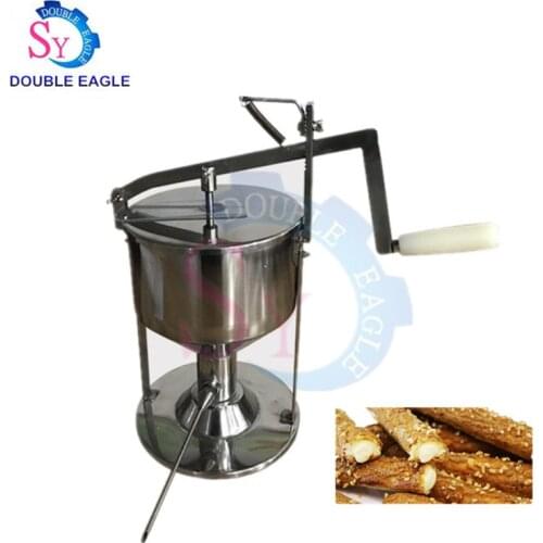 Wholesale price commercial manual cream puff filling machine/hand stainless steel bread jam injection machine