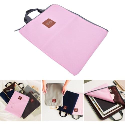 4 Colors Fashion A4 Canvas File Folder Bag Document Organizer Bag Cartella Documenti Archivador Documentos Briefcases