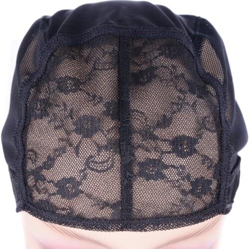 1 Pcs Hot Selling Double Lace Front Wig caps for Making Wigs Cosmetic Cap Lace Wig Caps With Adjustable Straps