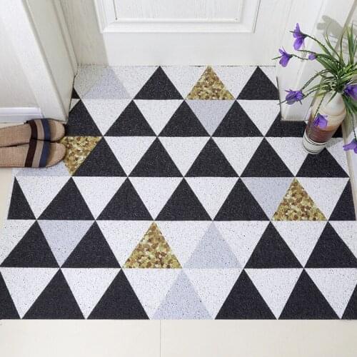 Anti-slip Door Mat Carpet PVC Kitchen Bathroom Bedroom Living Room Hallway Entrance Doormat Custom Freely Cuttable Mats Carpet