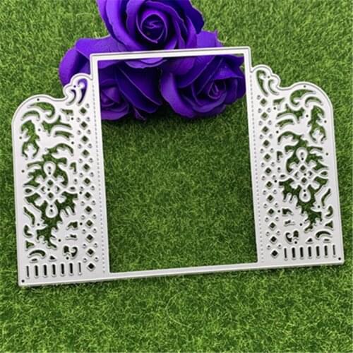 Hollow folding greeting card envelope hand embossed DIY album scrapbook greeting card decoration metal cutting mold