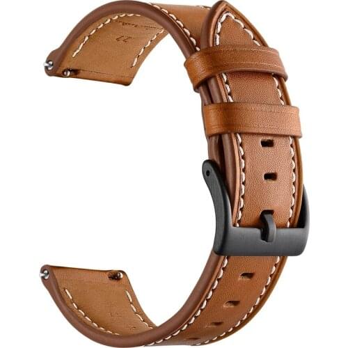 High quality Genuine Leather Watchband For Fossil GEN 5 Strap Band for Fossil Sport 43mm GEN 4 Smart Watch Bracelet Correa