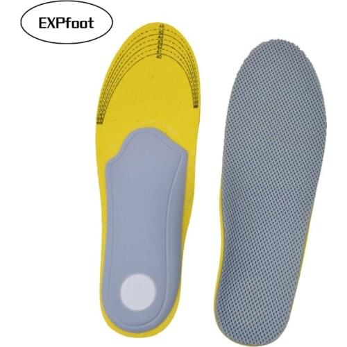 EXPfoot Netcloth Comfortable Orthotics Flat Foot Insole Arch Support Insoles Orthotic Insoles Inserts High Arch Support Pad