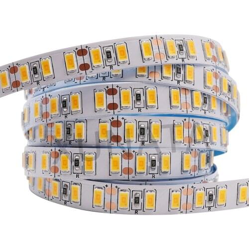 Super Bright DC12V SMD 5630 Epistar Chip LED Strip Cold White /Warm White SMD 5730 120leds/m Flexible Led Tape Light