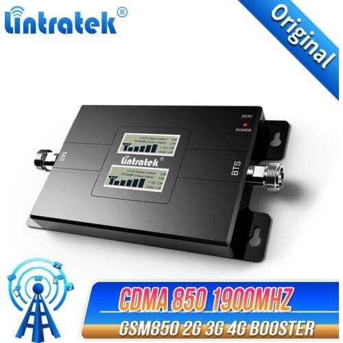 Americas CellPhone Signal Booster for Home and Office 65dB 850/1900Mhz Dual Band Signal Repeater for Boosting 3G Signal repeater