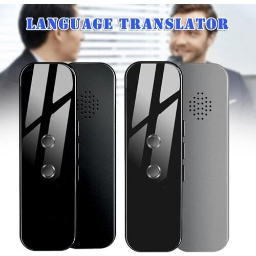 Language Translator Device Smart Two Way Voice Translator Bluetooth Support Several Languages for Travelling Abroad PUO8