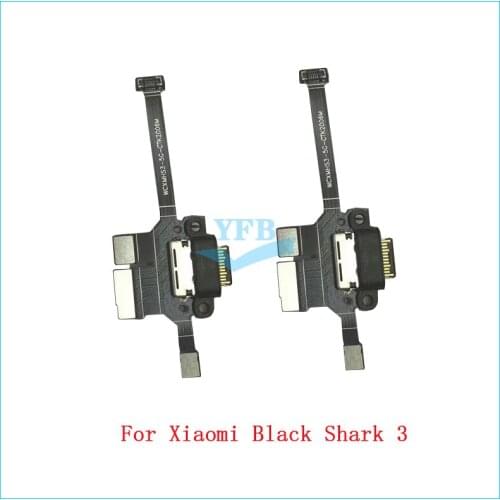 10pcs USB Charging Port Dock USB Charger Flex Cable Ribbon For Xiaomi Black Shark 3 Blackshark3 TYPE-C Replacement Repair