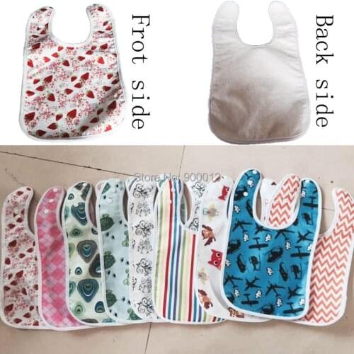 100 pcs Colorful designs Baby kids Bibs waterproof babies Cute saliva Boys Girls Infants Feeding Care Lunch Bibs Free Shipping