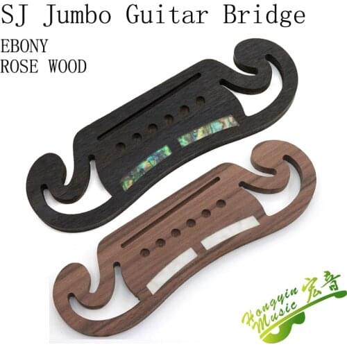 42-43 Inch SJ Jumbo Guitar Bridge Drilling Professional Replacement Parts Rosewood