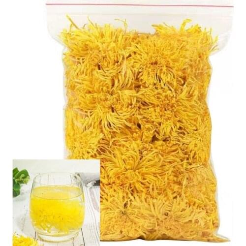 500g Super Pure Natural Dried Golden chrysanthemum Flower Buds,чай 100% natural بخور