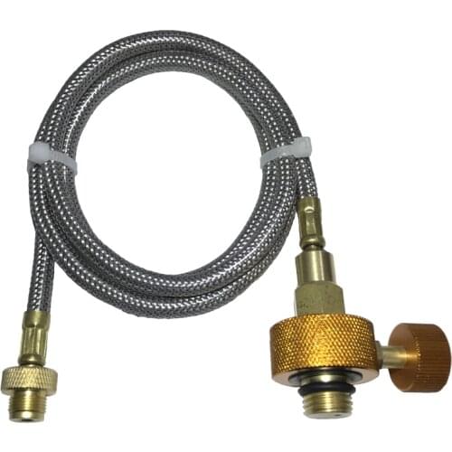 Mid East Camping Stove Propane Refill Adapter Gas Burner Adapter joint Valve LPG Flat Cylinder Tank Coupler Bottle Adapter