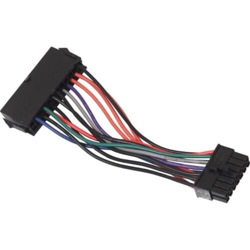 ALLOYSEED ATX 24pin to 14pin Adapter Power Cable 18AWG Cord for Lenovo for IBM Q77 B75 A75 motherboard main board
