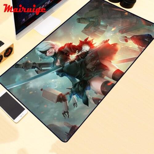 Anime Neil Large Mouse Pad Gamer Keyboard Anti-slip Table Pad Kawaii Gaming Accessories Large XXL Mousepad Pc Desk Mat Carpet