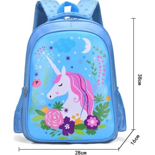 Children unicorn school bags 2020 New Cartoon printing schoolbags kids backpack for girls&boys,mochila infantil