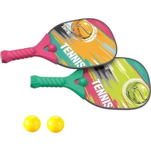 Kids Tennis Rackets Tennis Toys Racket Set Beach Toy For Kids Summer Outdoor Indoor Game Tennis Rackets With 2 Balls Kids Gifts