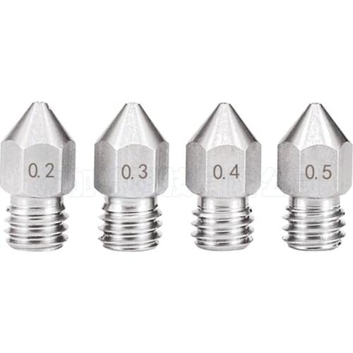 Extruder Print Head Nozzle 3D Printer Accessories 3D Printer Brass Print Head for 1.75mm MK8 Makerbot