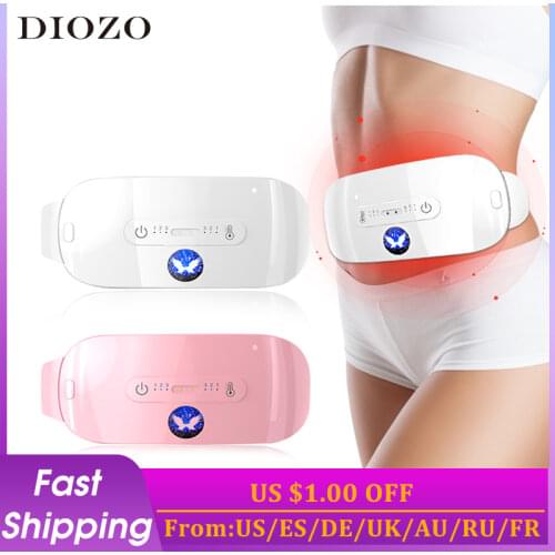 DIOZO Warm Palace Belt Electric Heating Lady Uterus Menstrual Dysmenorrhea Stomachache Waist Pain Massager Hot Compress Artifact