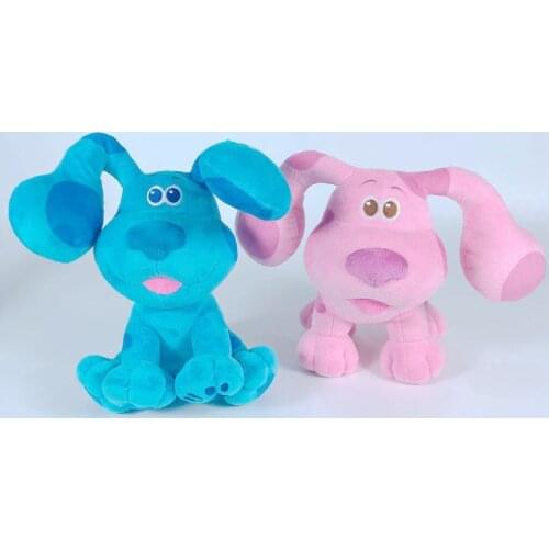 Blues Clues & You! Beanbag Plush Toys Cute Soft Stuffed Pink Blue Dog Dolls For Kid Gift