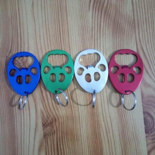 Brand New 1000pcs Metal pawprint beer bottle opener cheap bulk bottle opener keychain