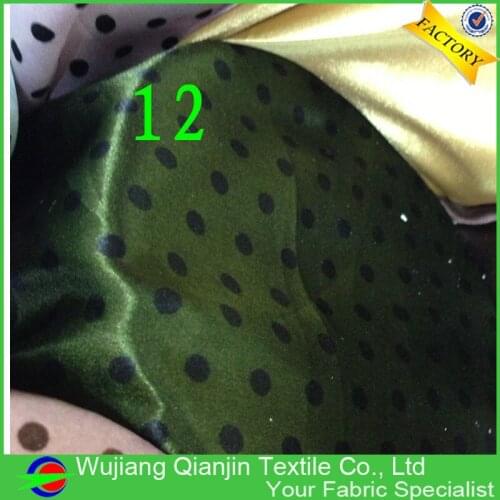 Newest Design Top Quality 100% Polyester Polka Dot Material